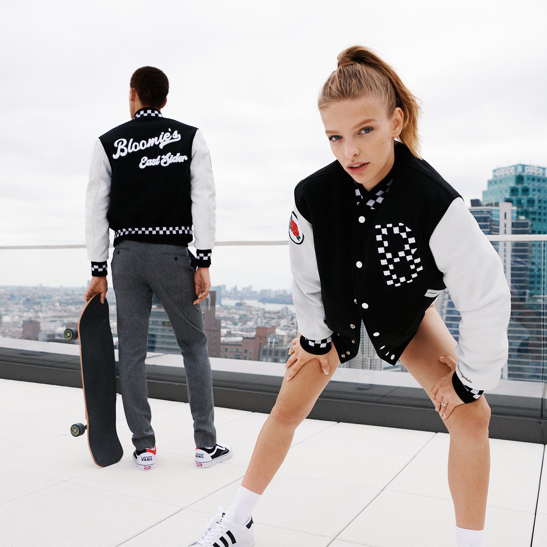 Bloomie's x Golden Bear x Golden Bear Color Blocked Bomber Jacket - 100% Exclusive