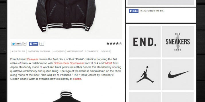 ENSWEAR X GOLDEN BEAR X WISM JACKET