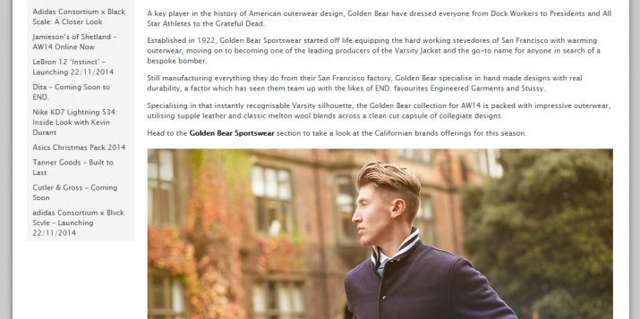 END CLOTHING UK X GB SPORT