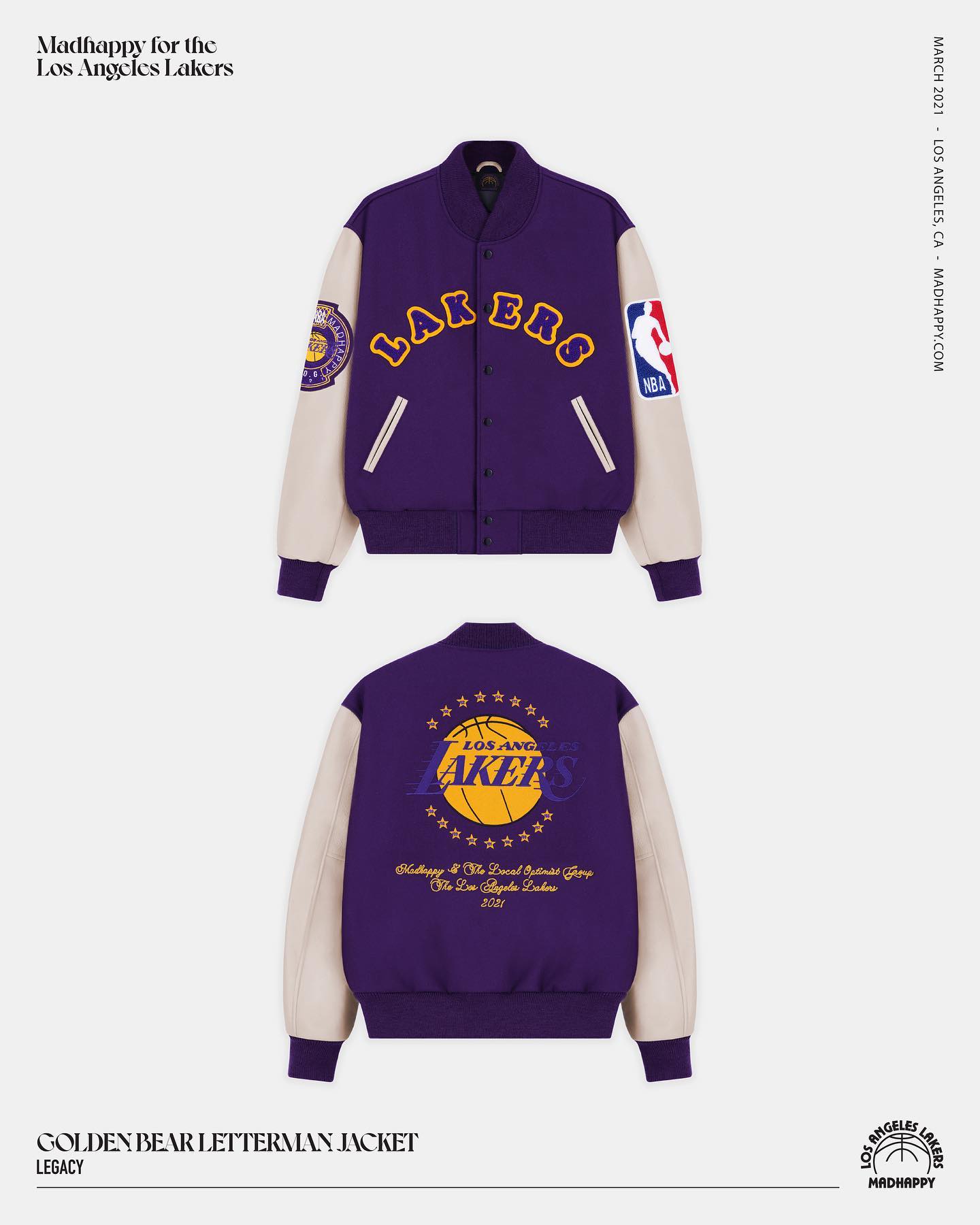 Goldenbear x Madhappy for the LA Dodgers, LA Lakers and NY Yankees