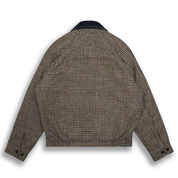 THE DUNBAR - Blue/Brown Plaid Wool Classic Fit - Golden Bear Sportswear 