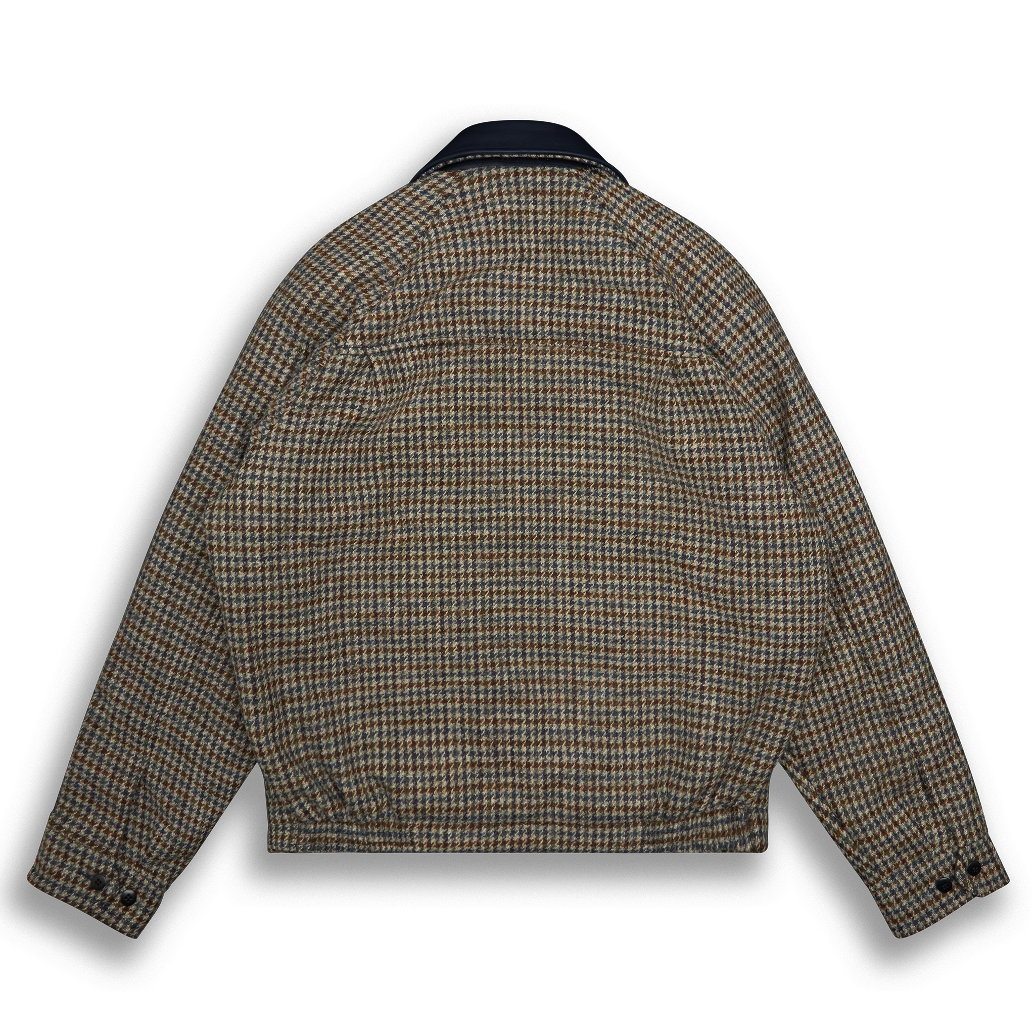 Brown Plaid Wool Classic Fit - Golden Bear Sportswear 