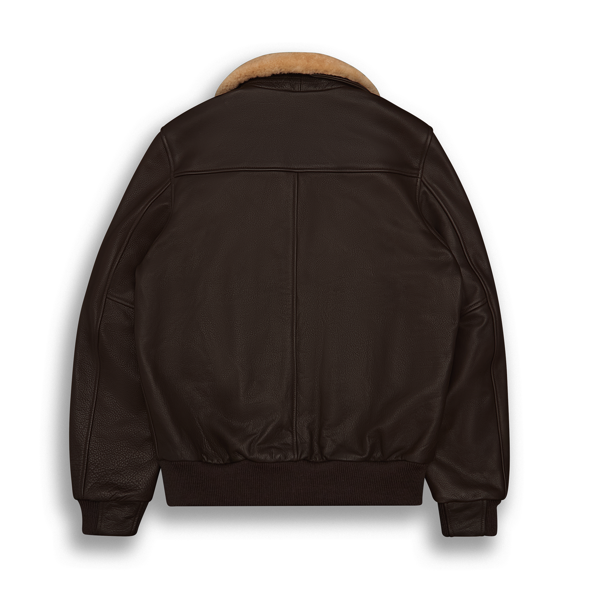 THE CARTER - Cigar Brown Leather Contemporary Fit - Golden Bear Sportswear 