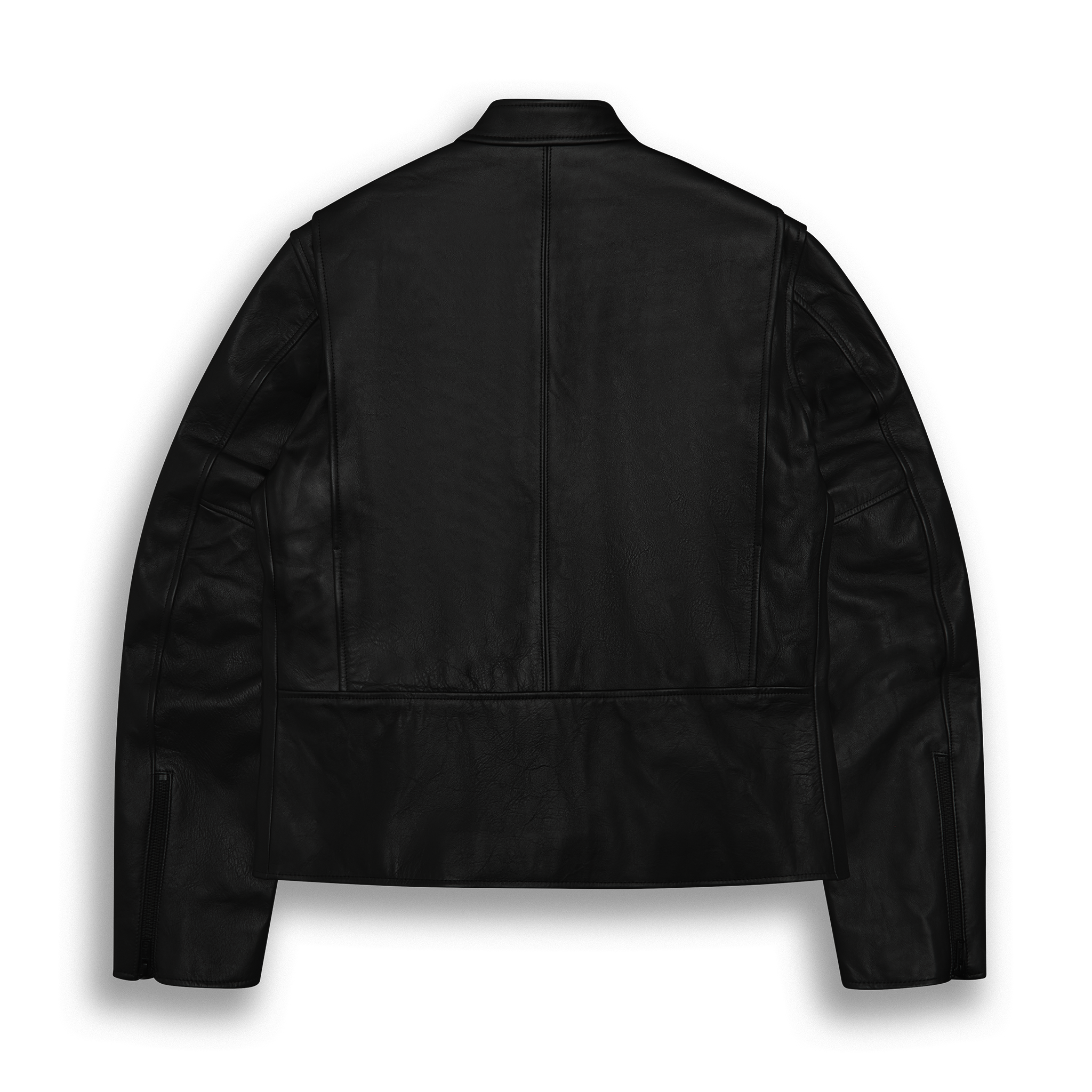 THE LODI - Black Horse Hide Leather Slim Fit - Golden Bear Sportswear 