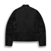 THE LODI - Black Leather Slim Fit - Golden Bear Sportswear 