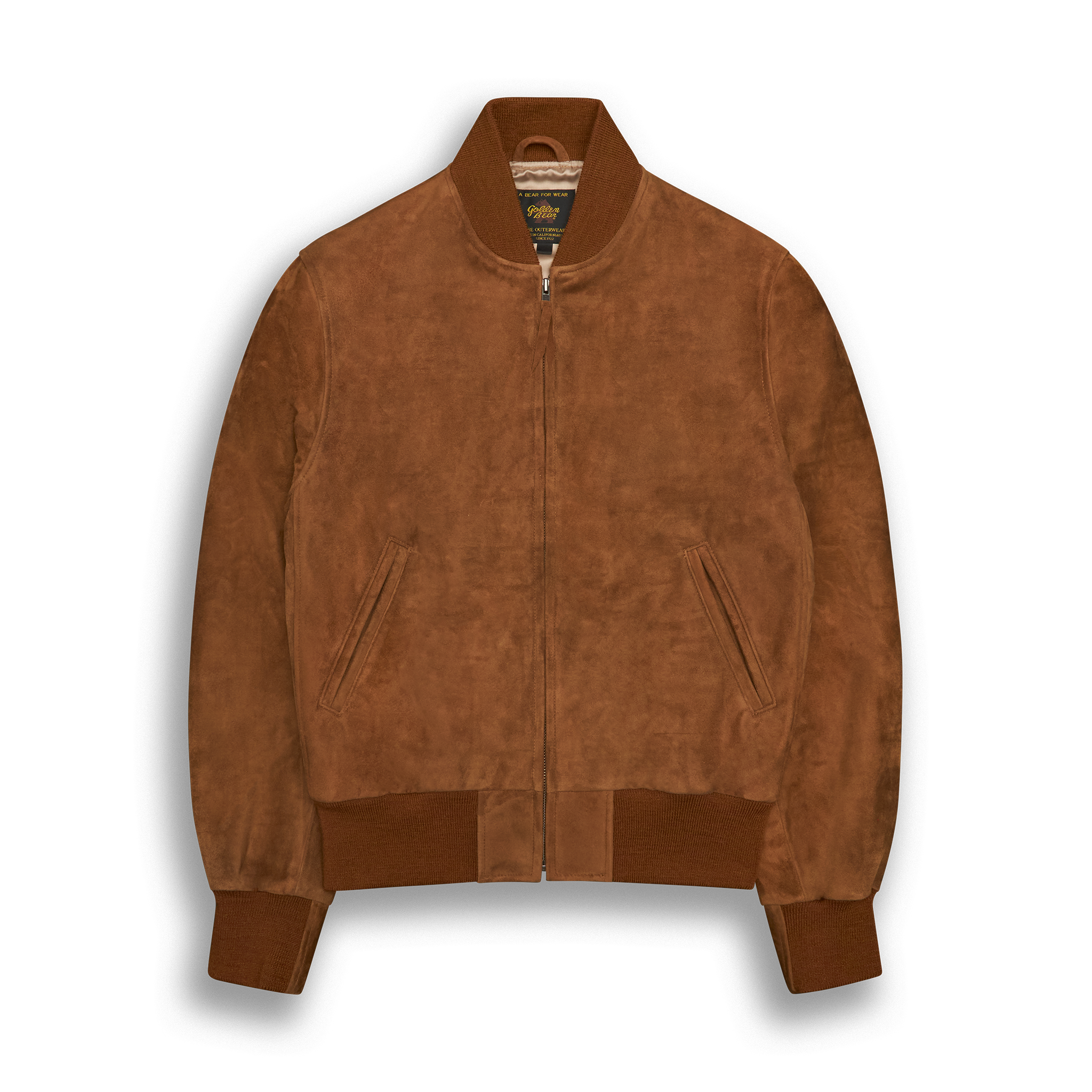 THE ASHBURY - Amber Suede Contemporary Fit - Golden Bear Sportswear 