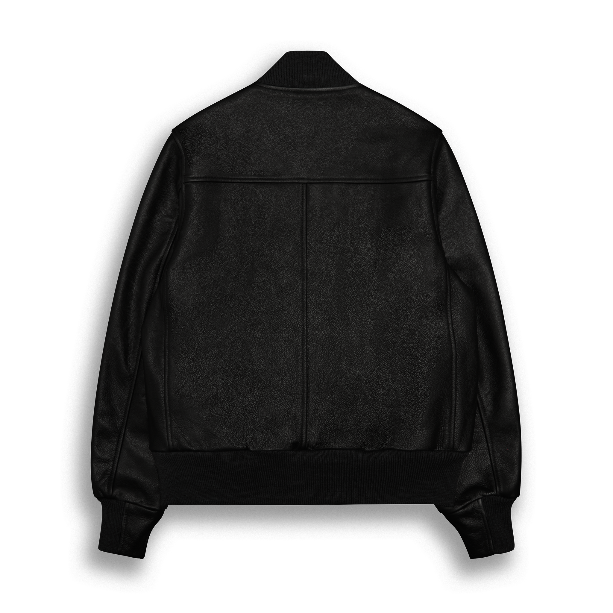THE ASHBURY - Black Leather Contemporary Fit - Golden Bear Sportswear 