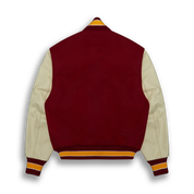 THE ALBANY - Cardinal Melton Wool/Cream Leather Classic Fit - Golden Bear Sportswear 