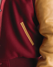 THE ALBANY - Cardinal Melton Wool/Tan Leather Classic Fit