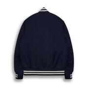 THE PORTOLA - Navy Wool/Striped Cuff Classic Fit - Golden Bear Sportswear 