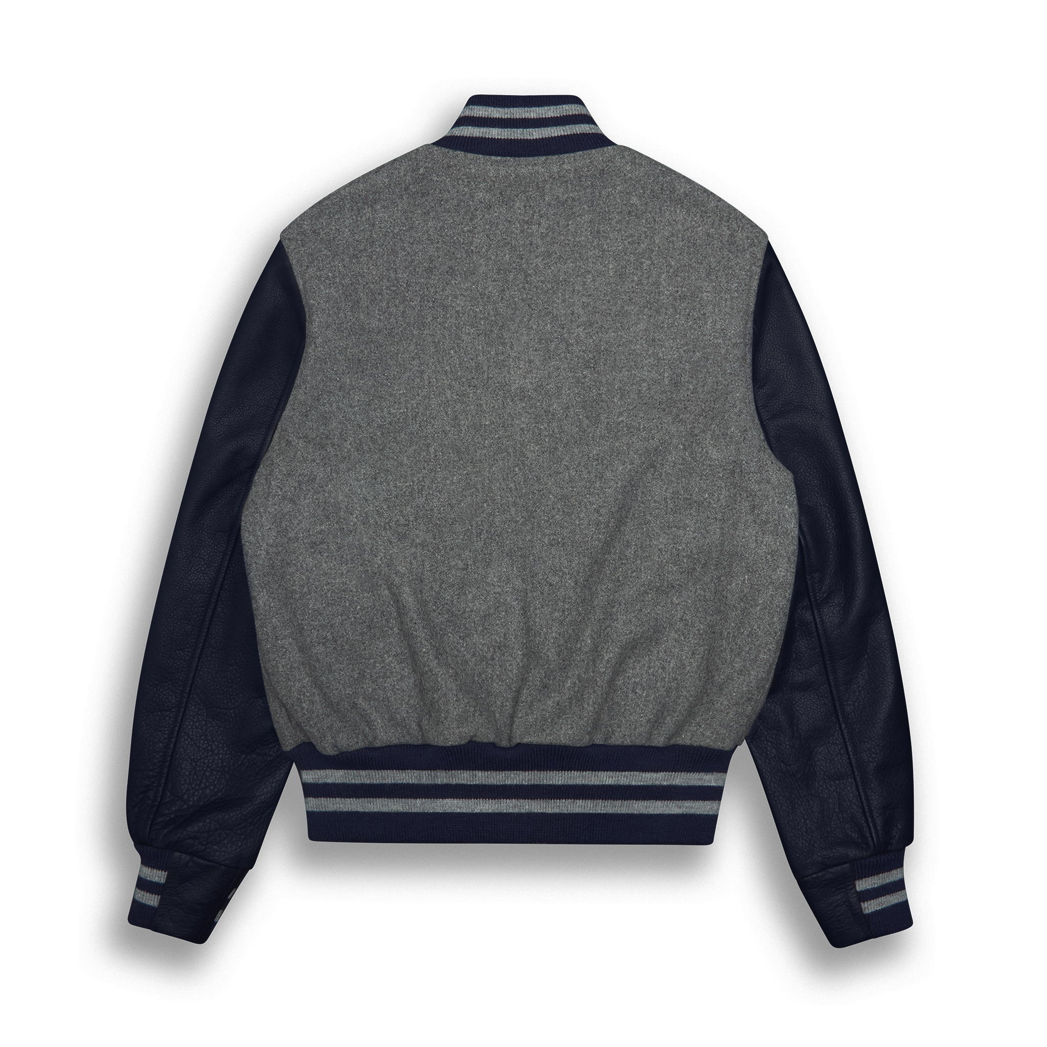 Navy Leather Contemporary Fit - Golden Bear Sportswear 