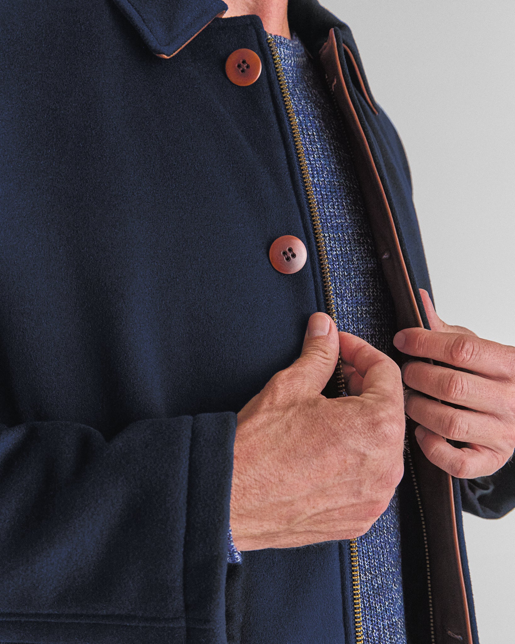 THE CAMBRIDGE - Navy Lux Wool Classic Fit