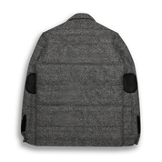 THE POTRERO - Black/Cream Quilted Herringbone Wool Contemporary Fit - Golden Bear Sportswear 