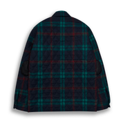 THE POTRERO - Blue/Green Quilted Plaid Wool Contemporary Fit - Golden Bear Sportswear 